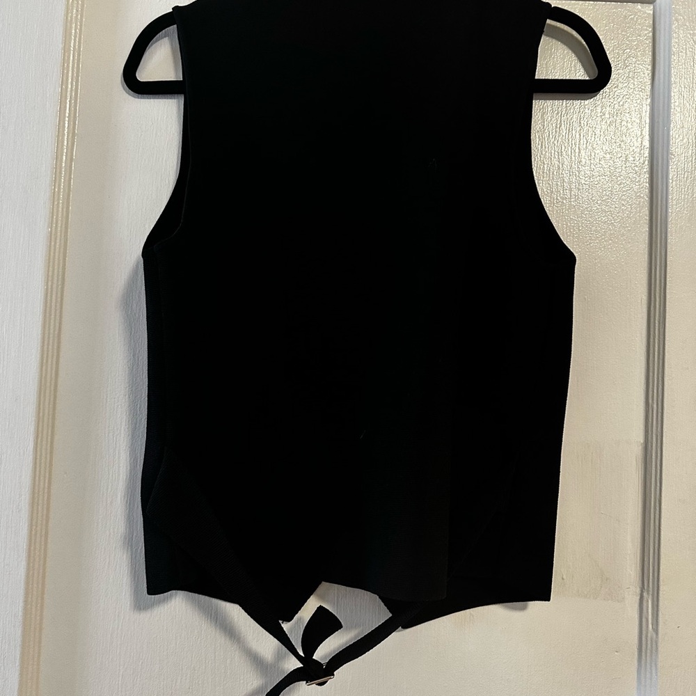 Zara Black Button-Up Vest - Picture 5 of 5